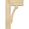 Ekena Millwork Imperial Block Rough Sawn Bracket w/ Offset Brace, Douglas Fir, 8"W x 20"D x 32"H BKT0806X20X32IMP05RDF - alternate 3